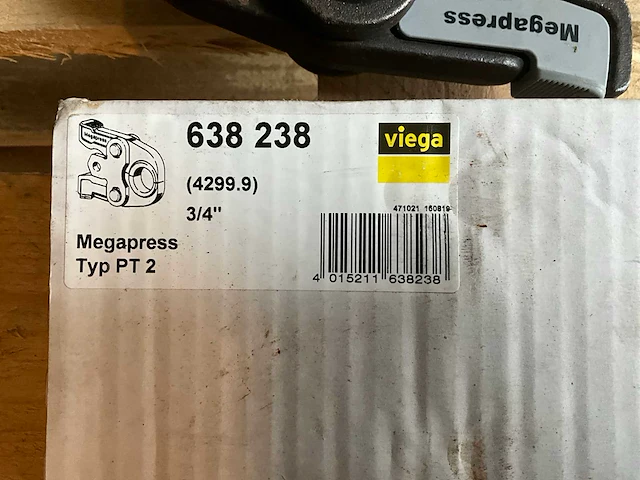 2x persbekken viega megapress - afbeelding 3 van  3
