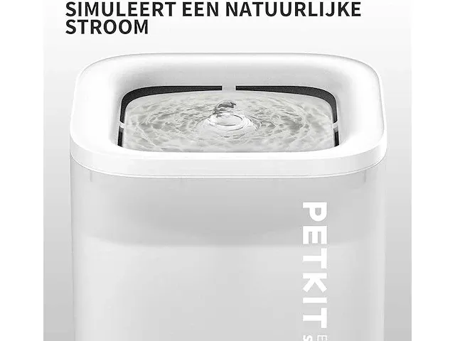 2x petkit cybertail kattendrinkfontein wit - afbeelding 2 van  2