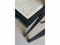 2x pierre zwart stoelen met armleuning - afbeelding 4 van  4