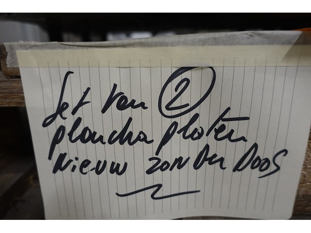 2x plancha plaat - afbeelding 2 van  2