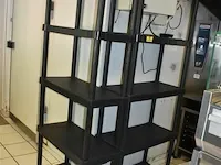 2x plastiek keukenrek met 9 leggers 78x38x190 - afbeelding 1 van  1