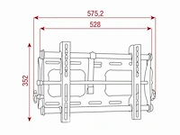 (2x) plb-6 vesa mount tv bracket - afbeelding 6 van  6