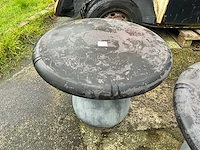 2x pvc bijzettafel - afbeelding 2 van  5