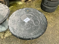 2x pvc bijzettafel - afbeelding 4 van  5