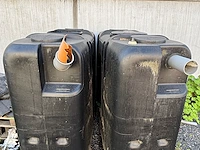 2x pvc watertank - afbeelding 1 van  1