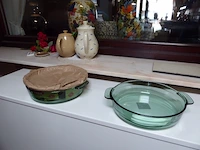 2x pyrex pot vv deksel - afbeelding 1 van  3