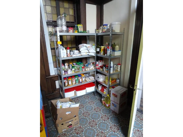 2x rek + inhoud voedingswaren - afbeelding 1 van  11