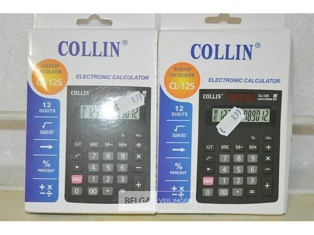 2x rekenmachine collin - afbeelding 2 van  3