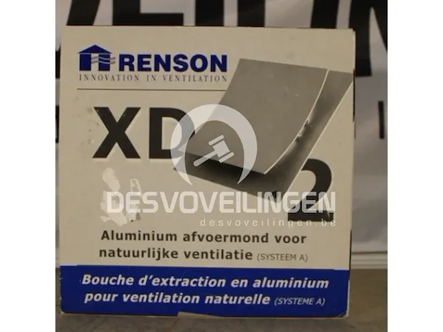 2x renson rooster xd2 (188x188) mat 9006 - afbeelding 3 van  4