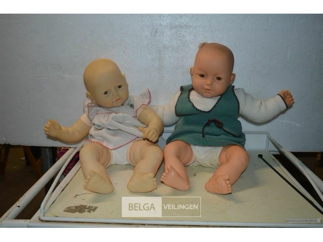 2x retro babypoppen - afbeelding 1 van  3