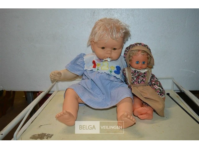 2x retro babypoppen - afbeelding 1 van  3