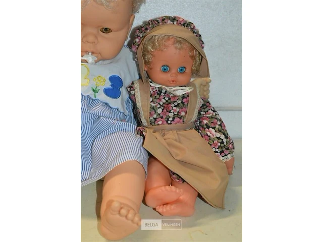 2x retro babypoppen - afbeelding 2 van  3
