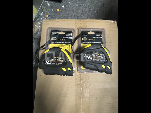 2x rolmaat 10 meter rubber - afbeelding 1 van  2