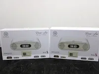 2x rosie-lee bluetooth radio