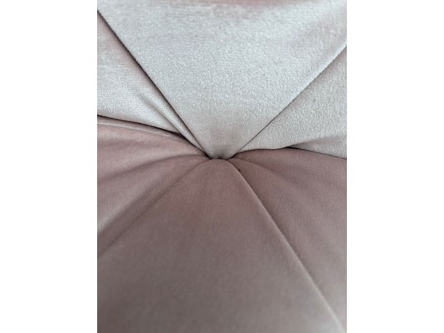 2x roze fluweel kuipstoel - afbeelding 2 van  2