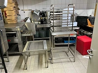 2x rvs onderstel + regaalrek - afbeelding 1 van  7