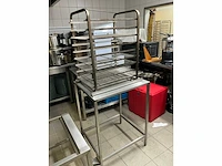 2x rvs onderstel + regaalrek - afbeelding 2 van  7