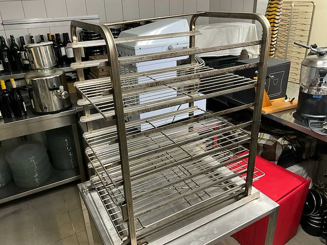 2x rvs onderstel + regaalrek - afbeelding 5 van  7