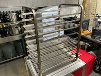 2x rvs onderstel + regaalrek - afbeelding 5 van  7