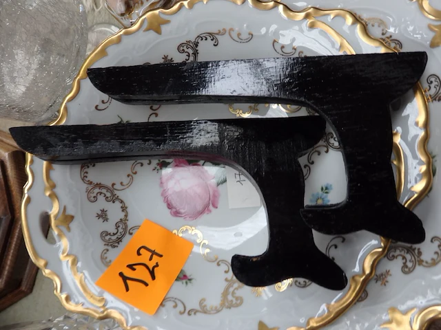 2x schaaltjes rozen met staander - afbeelding 3 van  4