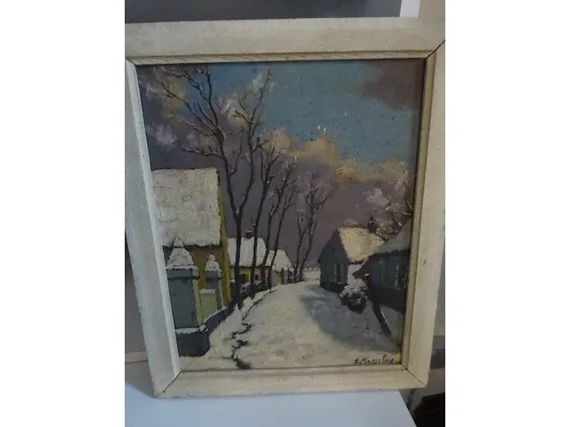 2x schilderij j.vandeputte en m. maselis - afbeelding 1 van  6