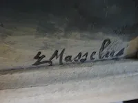 2x schilderij j.vandeputte en m. maselis - afbeelding 2 van  6