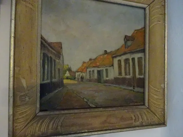 2x schilderij j.vandeputte en m. maselis - afbeelding 4 van  6