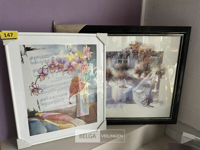 2x schilderijen - afbeelding 1 van  3