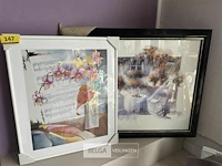 2x schilderijen - afbeelding 1 van  3