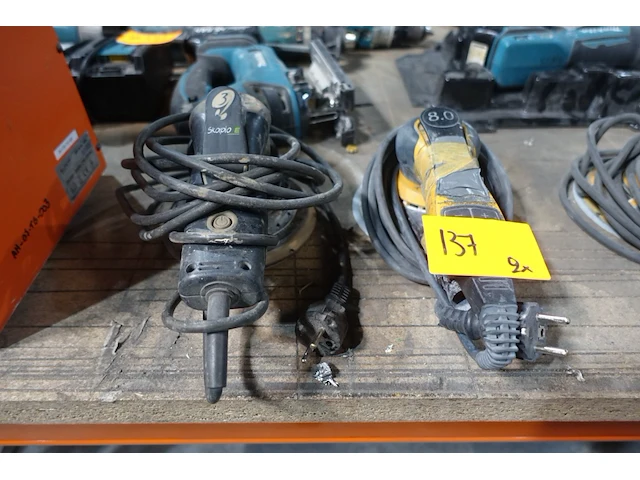 2x schuurmachine mirka&skorpi e - afbeelding 1 van  1