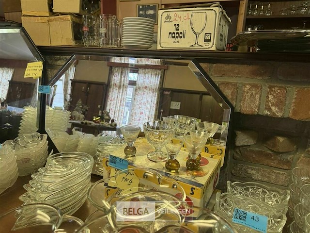 2x serveerschaal spiegel - afbeelding 1 van  4