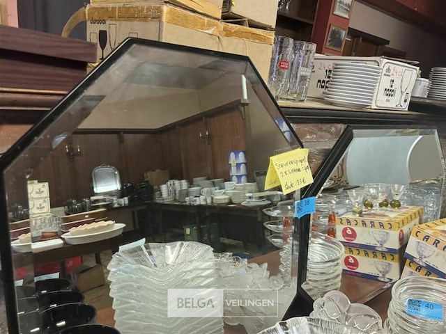 2x serveerschaal spiegel - afbeelding 2 van  4