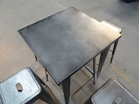 2x set metalen tafel + stoelen - afbeelding 2 van  5