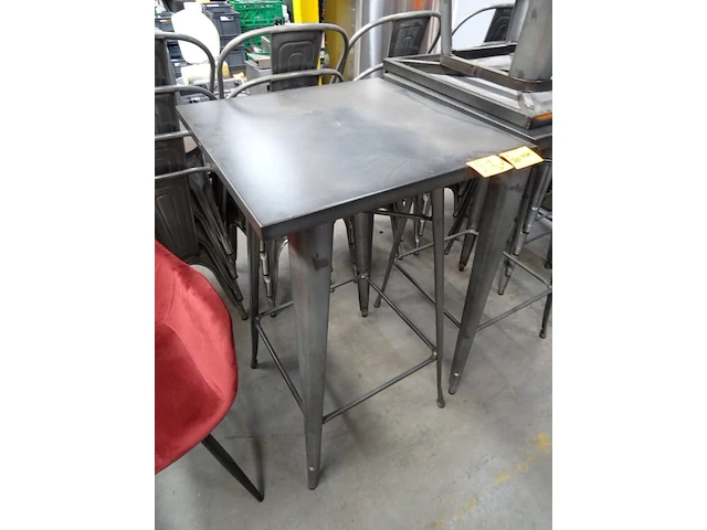2x set metalen tafel + stoelen - afbeelding 4 van  5