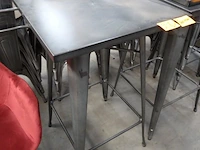 2x set metalen tafel + stoelen - afbeelding 4 van  5