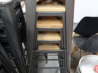 2x set metalen tafel + stoelen - afbeelding 5 van  5