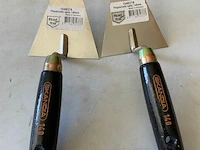 2x skandia pleistertroffel spits rvs 140mm - afbeelding 1 van  3