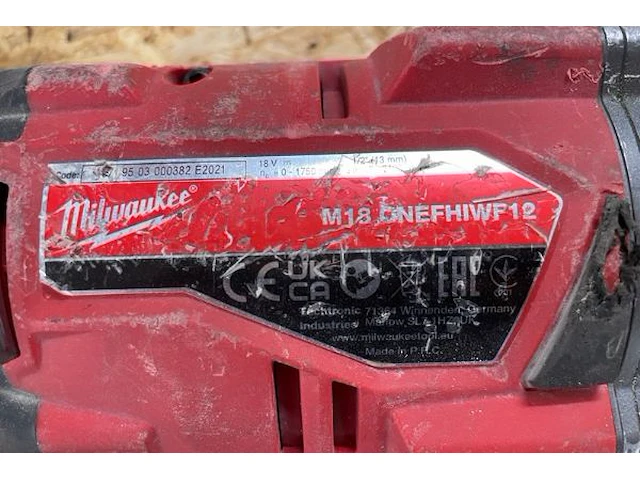 2x slagschroefmachine milwaukee - afbeelding 3 van  5
