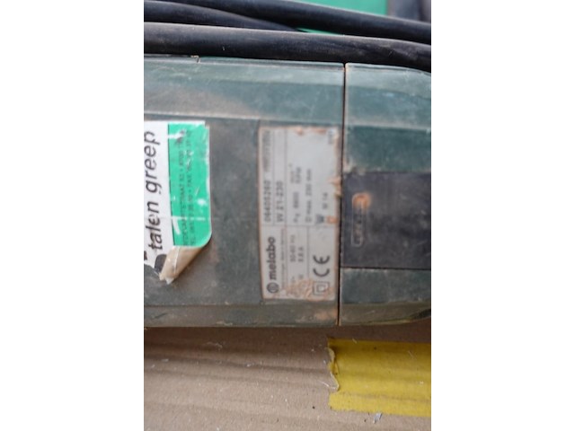 2x slijpschijfmachine metabo/hitachi - afbeelding 2 van  3