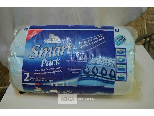 2x smart pack catsand kattenbakkorrel - afbeelding 1 van  3