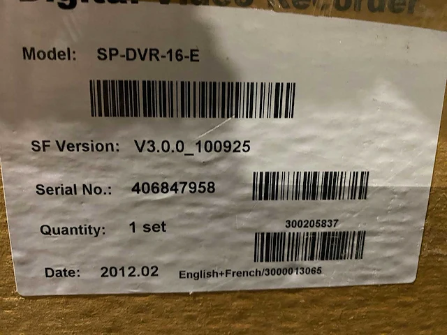 2x spectator digital video recorder, model sp-dvr-16-e - afbeelding 3 van  5
