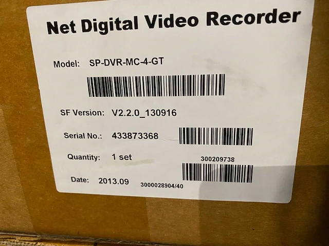 2x spectator net digital video recorder, model sp-dvr-mc-4-gt - afbeelding 3 van  4