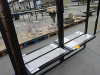2x spiegel in metalen frame - afbeelding 2 van  4