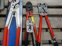 2x staalkabeltang felco + 3x krimptang - afbeelding 1 van  2