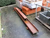 2x stalen draagbalk - afbeelding 1 van  2