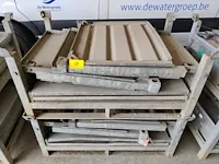 2x stapelbare en vouwbare materiaal bak - afbeelding 1 van  1