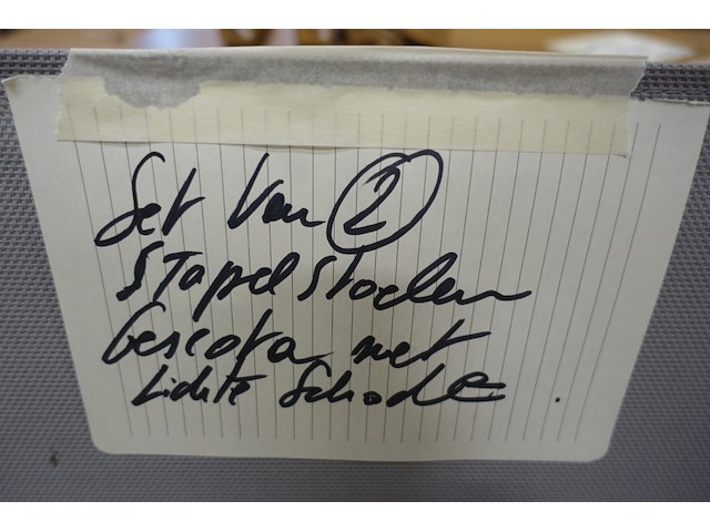 2x stapelbare stoel gescova - afbeelding 3 van  3