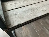 2x steigerhouten tafel - afbeelding 2 van  8