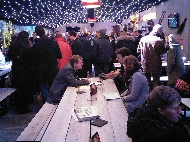 2x steigerhouten tafel - afbeelding 7 van  8
