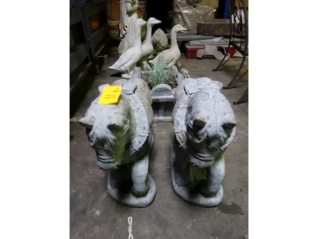 2x stenen decoratie - afbeelding 1 van  2